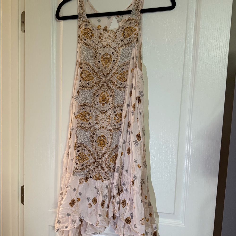 Free People Bohemian Floral Print tunic